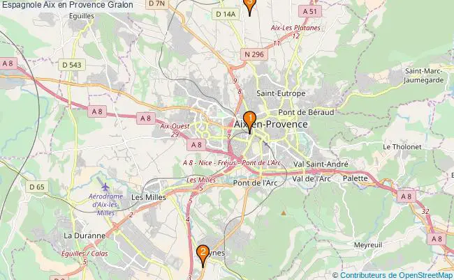 plan Espagnole Aix en Provence Associations espagnole Aix en Provence : 3 associations