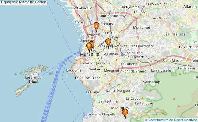 plan Espagnole Marseille Associations espagnole Marseille : 5 associations