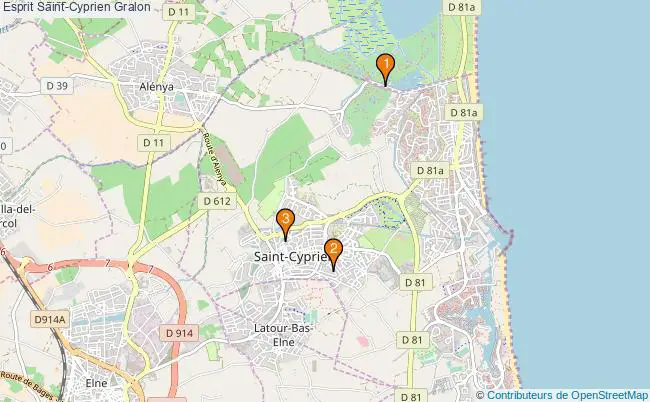 plan Esprit Saint-Cyprien Associations Esprit Saint-Cyprien : 3 associations