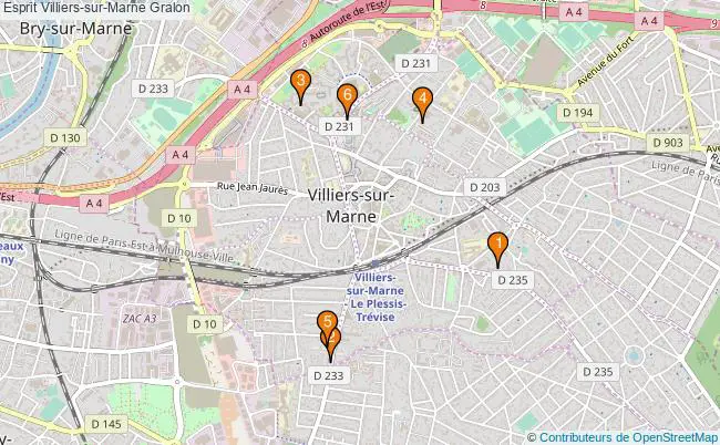 plan Esprit Villiers-sur-Marne Associations Esprit Villiers-sur-Marne : 10 associations