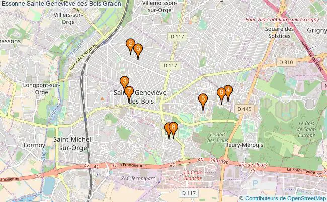 plan Essonne Sainte-Geneviève-des-Bois Associations Essonne Sainte-Geneviève-des-Bois : 9 associations