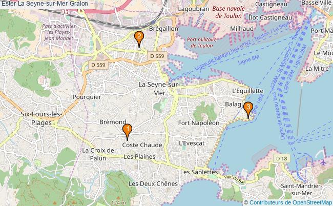 plan Ester La Seyne-sur-Mer Associations ester La Seyne-sur-Mer : 3 associations