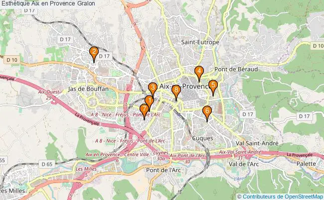 plan Esthétique Aix en Provence Associations Esthétique Aix en Provence : 9 associations