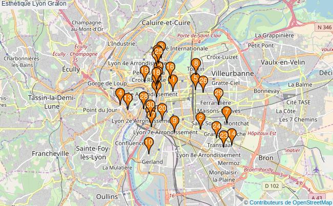 plan Esthétique Lyon Associations Esthétique Lyon : 32 associations
