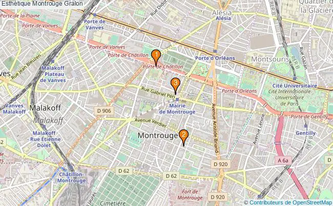 plan Esthétique Montrouge Associations Esthétique Montrouge : 3 associations