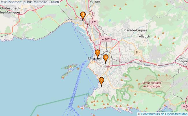plan établissement public Marseille Associations établissement public Marseille : 7 associations