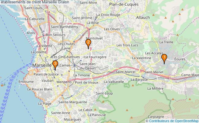 plan établissements de crédit Marseille Associations établissements de crédit Marseille : 2 associations