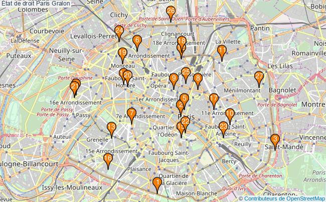 plan État de droit Paris Associations État de droit Paris : 31 associations