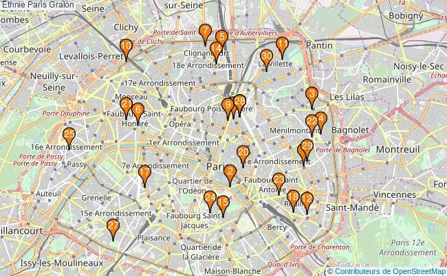 plan Ethnie Paris Associations ethnie Paris : 44 associations