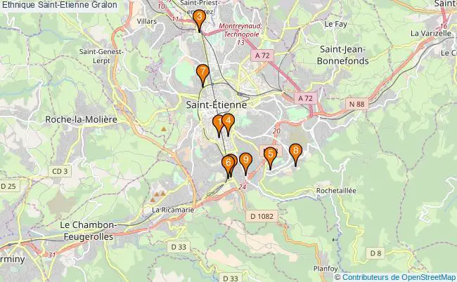 plan Ethnique Saint-Etienne Associations ethnique Saint-Etienne : 10 associations