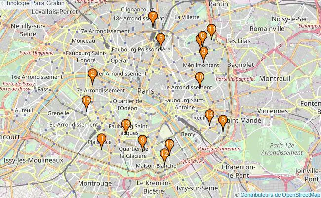 plan Ethnologie Paris Associations ethnologie Paris : 15 associations