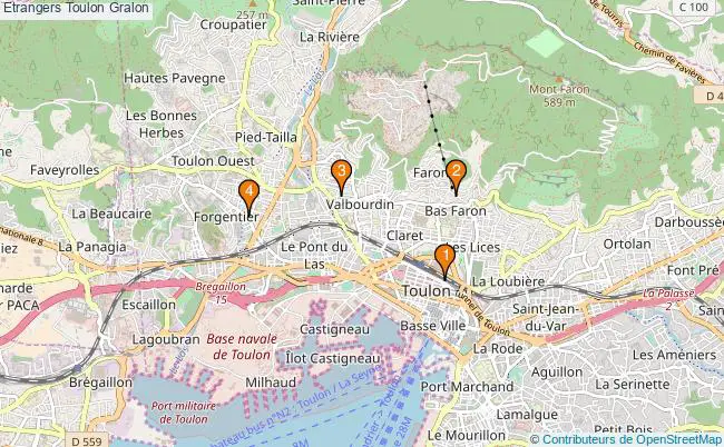plan Etrangers Toulon Associations Etrangers Toulon : 4 associations