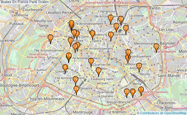 plan études En France Paris Associations études En France Paris : 35 associations