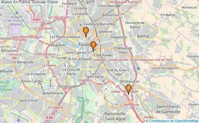 plan études En France Toulouse Associations études En France Toulouse : 3 associations