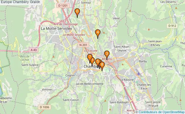 plan Europe Chambéry Associations Europe Chambéry : 12 associations