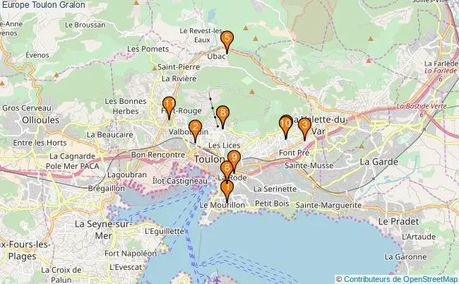 plan Europe Toulon Associations Europe Toulon : 14 associations