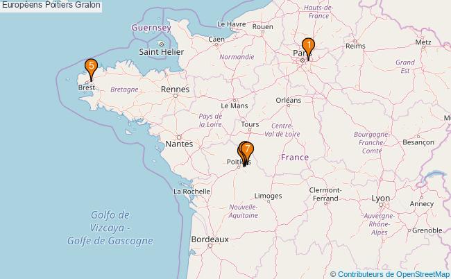 plan Européens Poitiers Associations Européens Poitiers : 6 associations