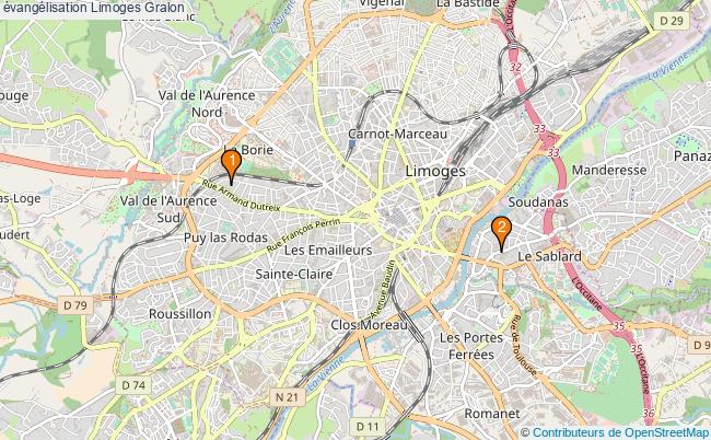 plan évangélisation Limoges Associations évangélisation Limoges : 3 associations