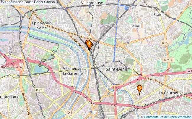 plan évangélisation Saint-Denis Associations évangélisation Saint-Denis : 4 associations