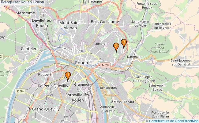 plan évangéliser Rouen Associations évangéliser Rouen : 3 associations