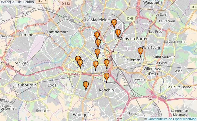 plan évangile Lille Associations évangile Lille : 16 associations