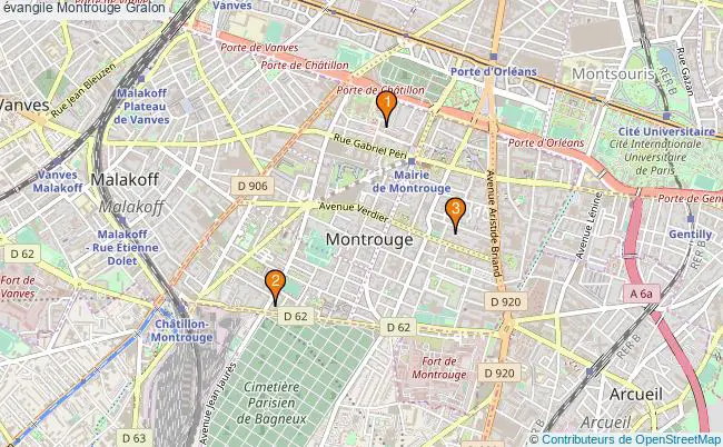 plan évangile Montrouge Associations évangile Montrouge : 5 associations
