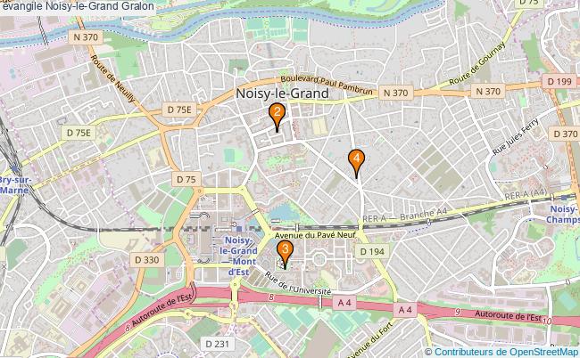 plan évangile Noisy-le-Grand Associations évangile Noisy-le-Grand : 4 associations
