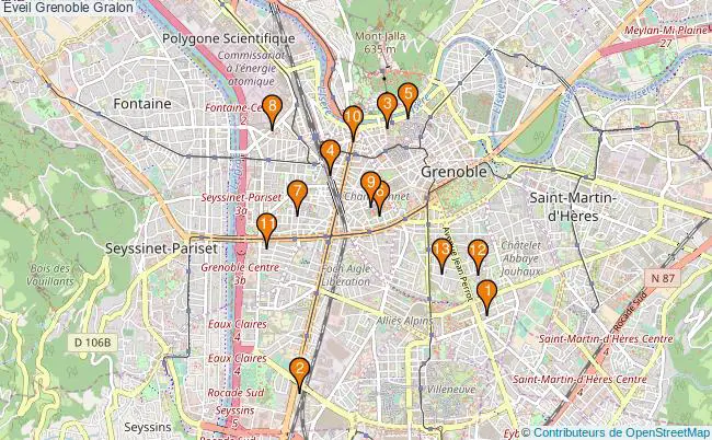 plan Éveil Grenoble Associations Éveil Grenoble : 16 associations
