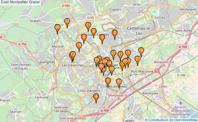 plan Éveil Montpellier Associations Éveil Montpellier : 58 associations