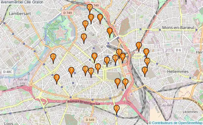 plan évenementiel Lille Associations évenementiel Lille : 31 associations