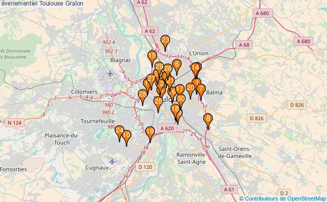 plan évenementiel Toulouse Associations évenementiel Toulouse : 60 associations