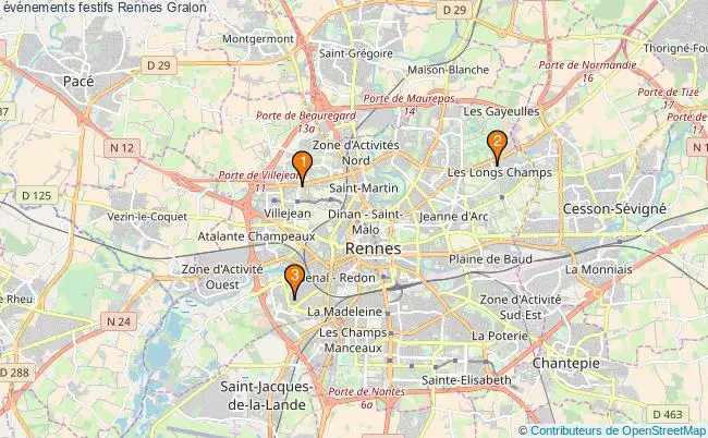 plan événements festifs Rennes Associations événements festifs Rennes : 8 associations