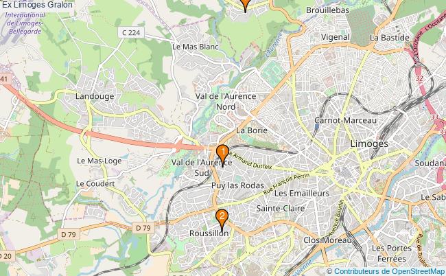 plan Ex Limoges Associations Ex Limoges : 4 associations