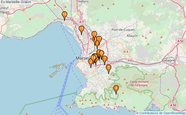 plan Ex Marseille Associations Ex Marseille : 19 associations