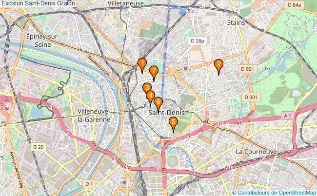 plan Excision Saint-Denis Associations excision Saint-Denis : 7 associations