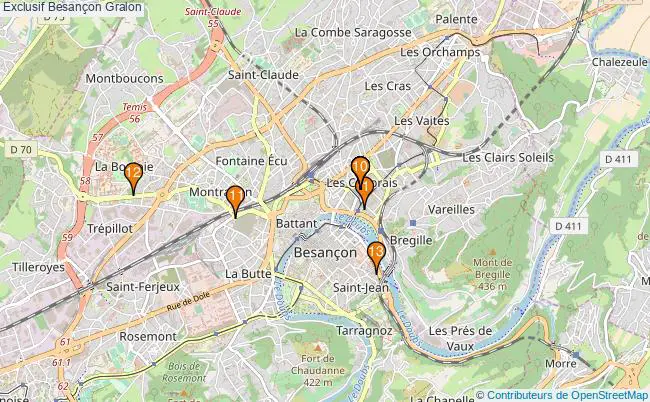 plan Exclusif Besançon Associations Exclusif Besançon : 13 associations