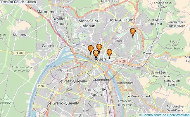 plan Exclusif Rouen Associations Exclusif Rouen : 26 associations