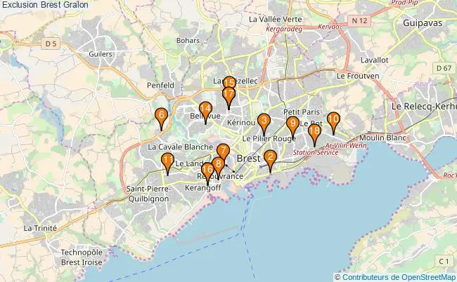 plan Exclusion Brest Associations exclusion Brest : 19 associations
