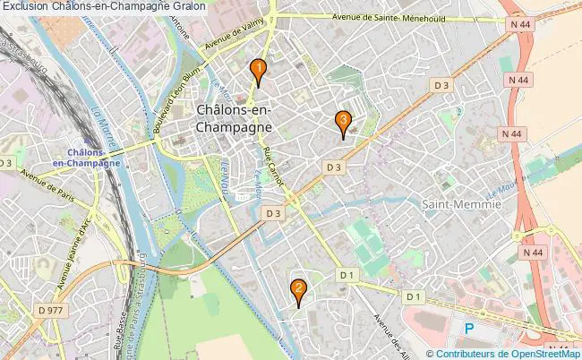 plan Exclusion Châlons-en-Champagne Associations exclusion Châlons-en-Champagne : 3 associations