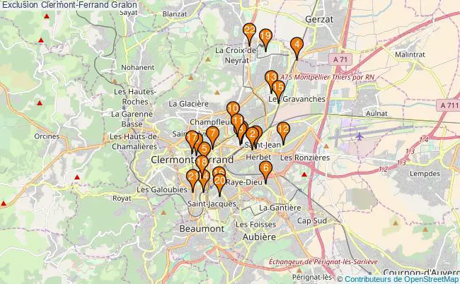 plan Exclusion Clermont-Ferrand Associations exclusion Clermont-Ferrand : 24 associations