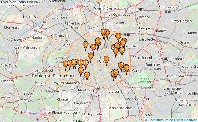 plan Exclusion Paris Associations exclusion Paris : 623 associations