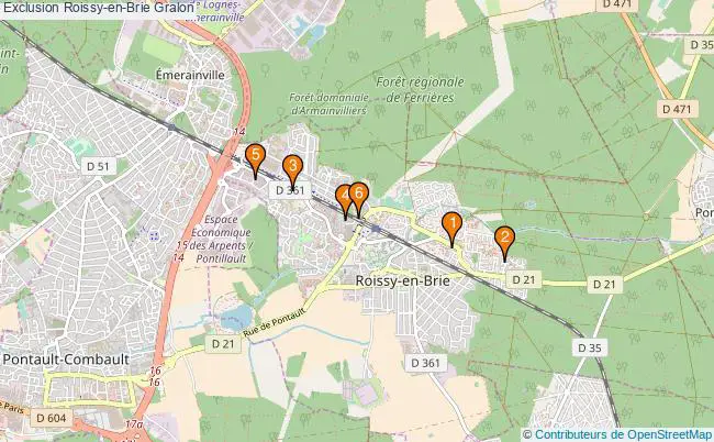 plan Exclusion Roissy-en-Brie Associations exclusion Roissy-en-Brie : 5 associations