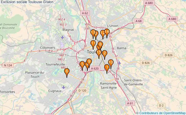 plan Exclusion sociale Toulouse Associations exclusion sociale Toulouse : 13 associations