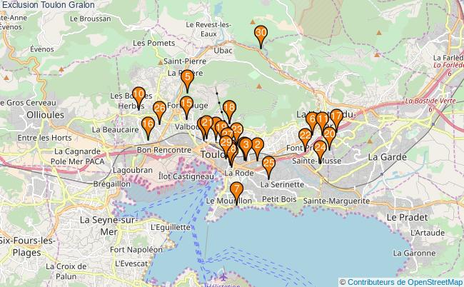 plan Exclusion Toulon Associations exclusion Toulon : 35 associations