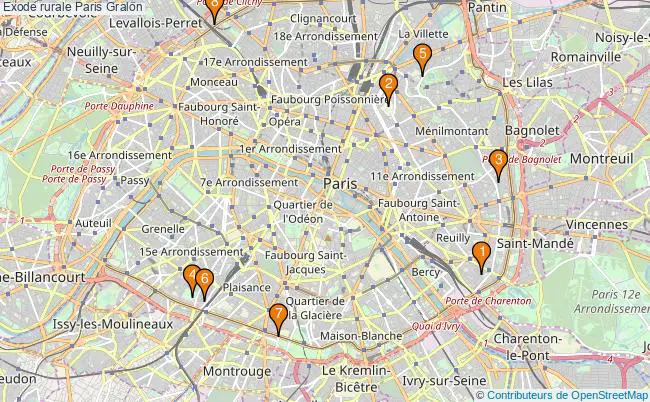 plan Exode rurale Paris Associations exode rurale Paris : 8 associations