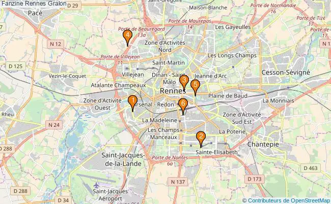 plan Fanzine Rennes Associations fanzine Rennes : 7 associations