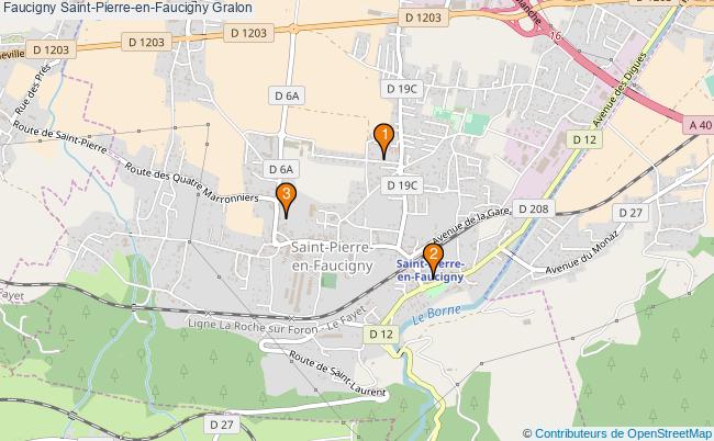 plan Faucigny Saint-Pierre-en-Faucigny Associations Faucigny Saint-Pierre-en-Faucigny : 3 associations