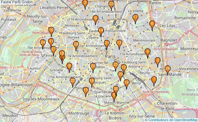 plan Faune Paris Associations faune Paris : 113 associations