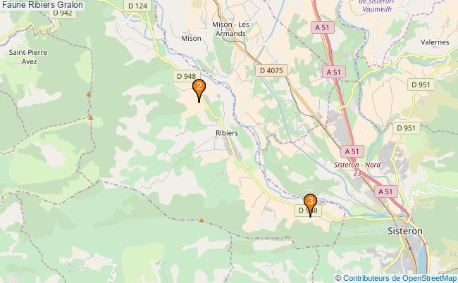 plan Faune Ribiers Associations faune Ribiers : 3 associations