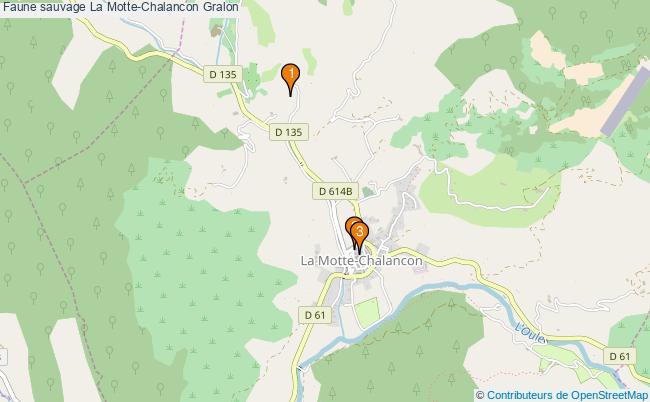 plan Faune sauvage La Motte-Chalancon Associations faune sauvage La Motte-Chalancon : 3 associations